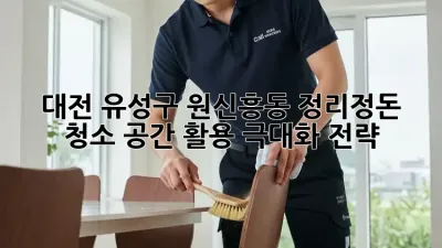 대전 유성구 원신흥동 정리정돈 청소: 공간 활용 극대화 전략!